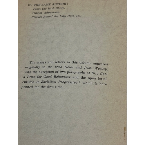 208 - Six Counties in Search of a Nation by Denis Ireland. Essays and Letters on Partition 1942-1946. Iris... 