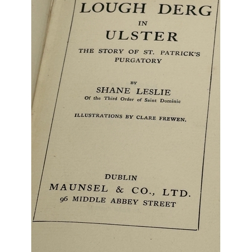 217 - Laugh Derg in Ulster by Shane Leslie. The Story of St. Patrick’s Purgatory. Illustrations by Clare F... 