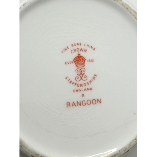 453 - A Crown Staffordshire ‘Rangoon’ vase. 15x20cm