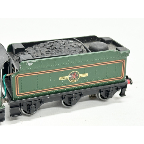 424 - A Hornby Dublo EDLT20 Locomotive and Tender. B.R. With box. 27cm