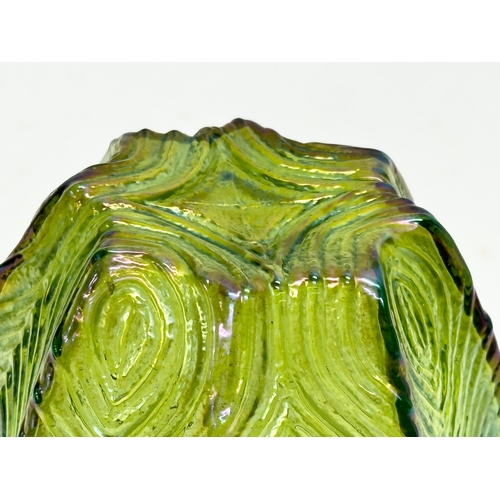 259 - A Loetz iridescent glass vase. Bohemian, circa 1900. 10x11cm