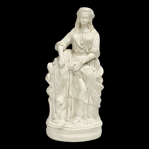 266 - A Late 19th Century Parian figurine. 33.5cm