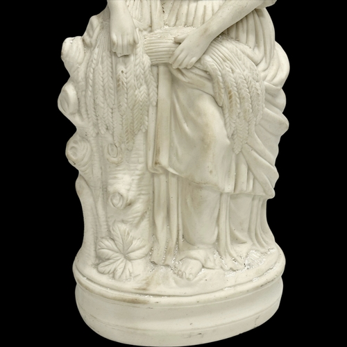 266 - A Late 19th Century Parian figurine. 33.5cm