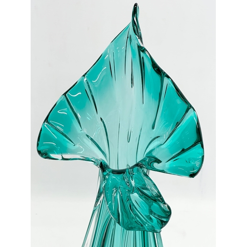 275 - A large 20th Century Jack in the Pulpit glass vase. Attributed to Josef Hospodka. 44cm