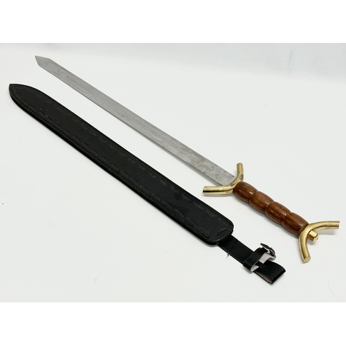 438 - A Celtic style sword. 81cm