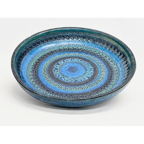 39 - A large Italian ‘Trifoglio’ bowl designed by Aldo Londi for Bitossi. 1960. 35x6cm