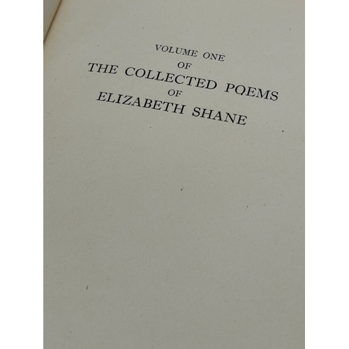 335 - Collected Poems of Elizabeth Shane. Volume 1 and 2. Tales of The Donegal Coast and Islands. By Bog a... 