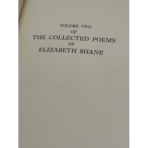 335 - Collected Poems of Elizabeth Shane. Volume 1 and 2. Tales of The Donegal Coast and Islands. By Bog a... 