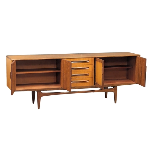 810 - A G-Plan 'Fresco' Mid Century teak sideboard designed by Victor Wilkins. 212.5x45.5x79.5cm