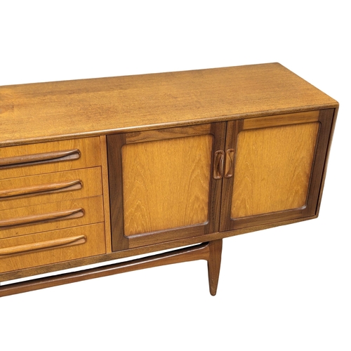 810 - A G-Plan 'Fresco' Mid Century teak sideboard designed by Victor Wilkins. 212.5x45.5x79.5cm