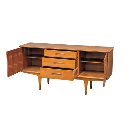 822 - A Mid Century teak sideboard by Jentique Furniture. 152.5x44.5x74.5cm