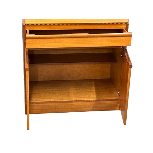 826 - A Mid Century teak writing bureau. 76x41x111cm