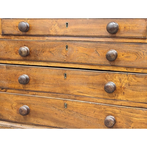 856 - A George III oak writing bureau, circa 1790-1800. 89x54x107cm