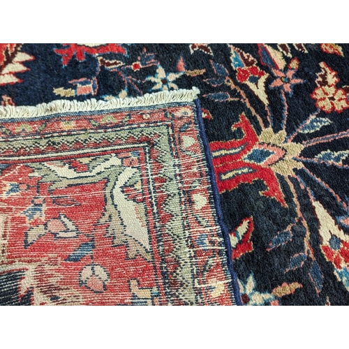 862 - A large vintage Middle Eastern runner / rug. 266x80cm