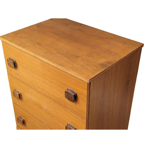 891 - A Mid Century teak chest of drawers designed by Frank Guille for Austinsuite. 60x43.5x104cm