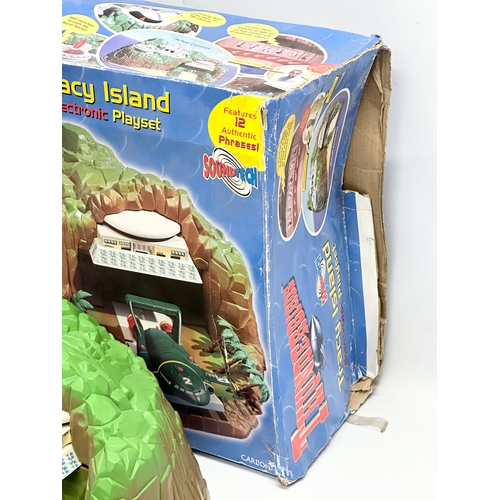 435 - A Carlton Thunderbirds Tracy Island electronic playset with box.