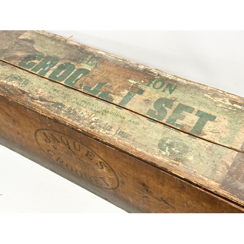 297 - An Early 20th Century Jaques of London croquet set in original box.