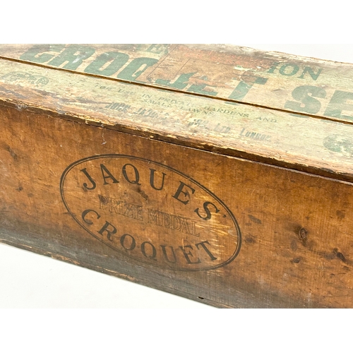 297 - An Early 20th Century Jaques of London croquet set in original box.