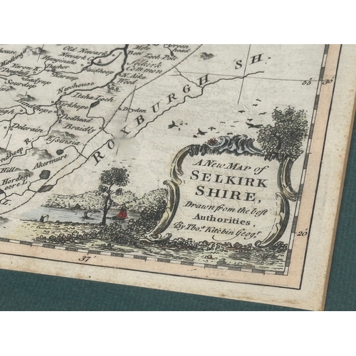 341 - An 18th/19th Century engraved map of Selkirkshire from the original Thomas Kitchen for the London Ma... 