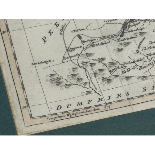 341 - An 18th/19th Century engraved map of Selkirkshire from the original Thomas Kitchen for the London Ma... 