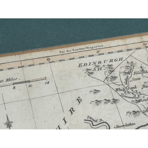 341 - An 18th/19th Century engraved map of Selkirkshire from the original Thomas Kitchen for the London Ma... 