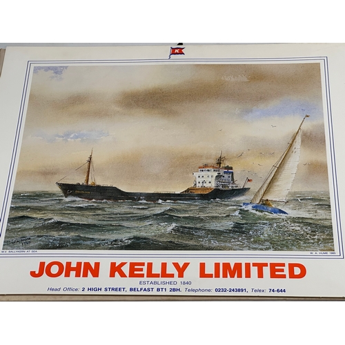 595 - 4 John Kelly Limited calendars.