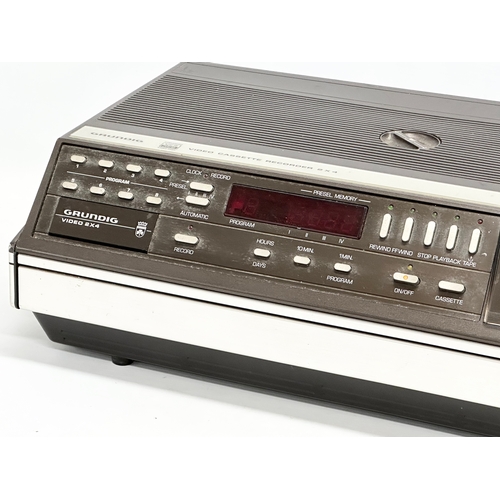 638 - A Grundig 2x4 Video Cassette Recorder.