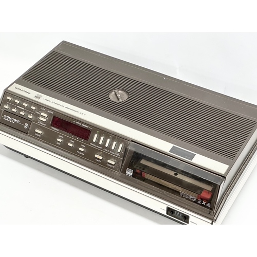 638 - A Grundig 2x4 Video Cassette Recorder.