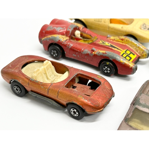 639 - A collection of vintage Matchbox model cars.