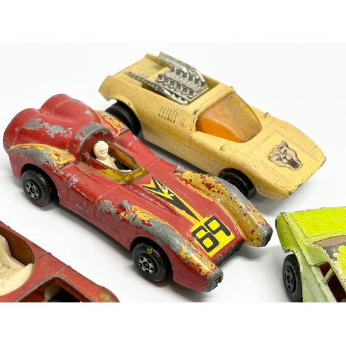 639 - A collection of vintage Matchbox model cars.