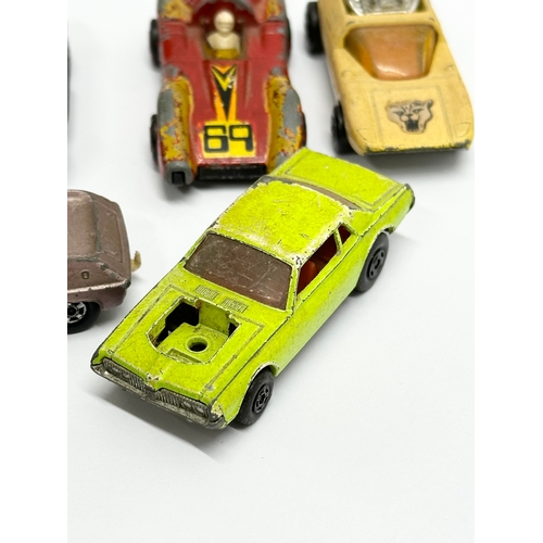 639 - A collection of vintage Matchbox model cars.