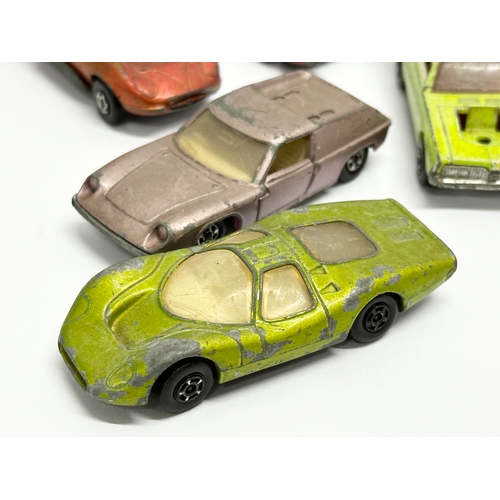 639 - A collection of vintage Matchbox model cars.