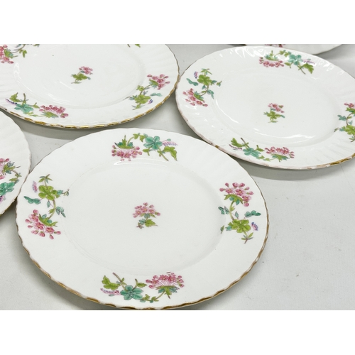 748 - A set of 8 Late 19th Century Salopian Coalport plates. Circa 1870-1880. 21.5cm