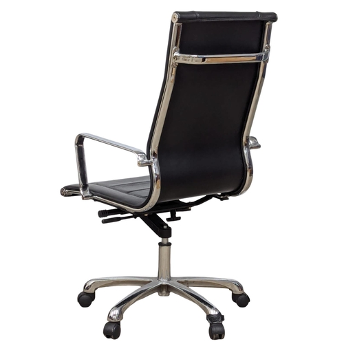 900 - A Eames style swivel desk chair.