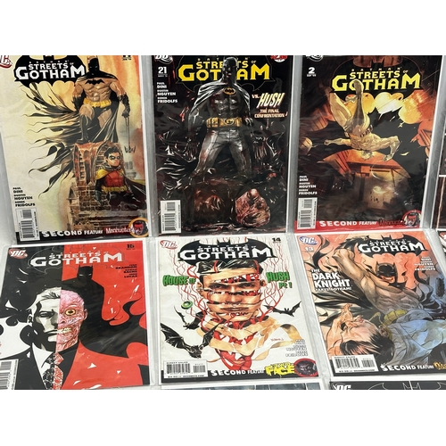 637K - A collection of DC Batman Streets of Gotham comics.