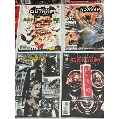 637K - A collection of DC Batman Streets of Gotham comics.