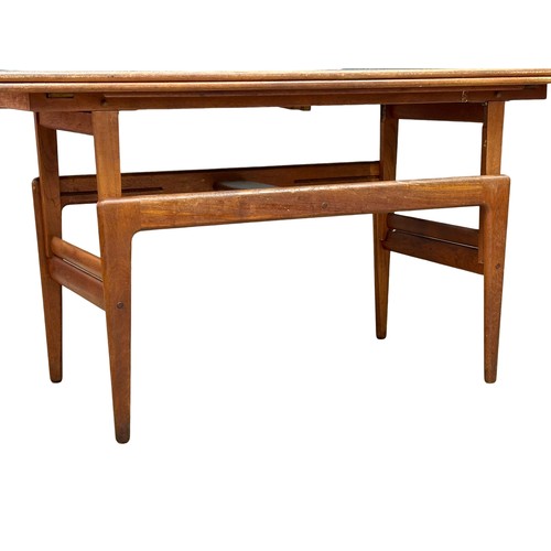 895 - A Danish Mid Century teak ‘Elevator’ table designed by Kai Kristensen. Coffee table/dining table. Di... 