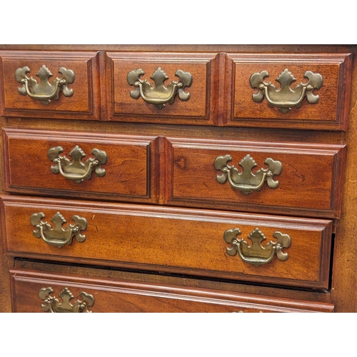 964 - An American Chippendale style chest of drawers / cutlery chest. 63x43x92cm