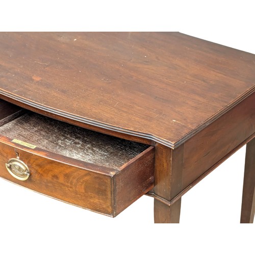 1027 - A Late 19th Century Georgian style mahogany side table. Circa 1850-1880. 110.5x57.5x77.5cm