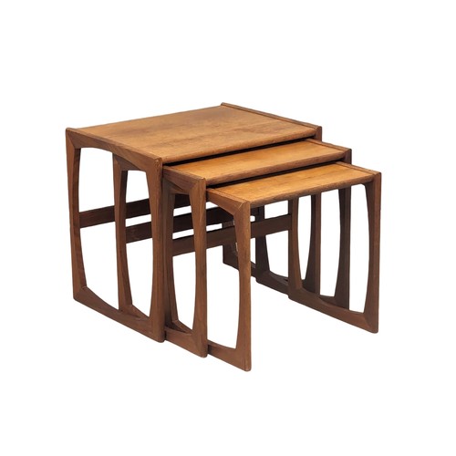 1054 - A G-Plan Quadrille Mid Century teak nest of tables.