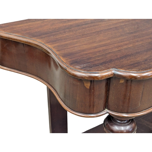 1067 - A Victorian mahogany hall table, circa 1870s. 123cm x 48cm x 78cm