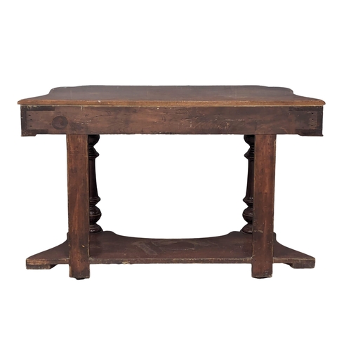 1067 - A Victorian mahogany hall table, circa 1870s. 123cm x 48cm x 78cm