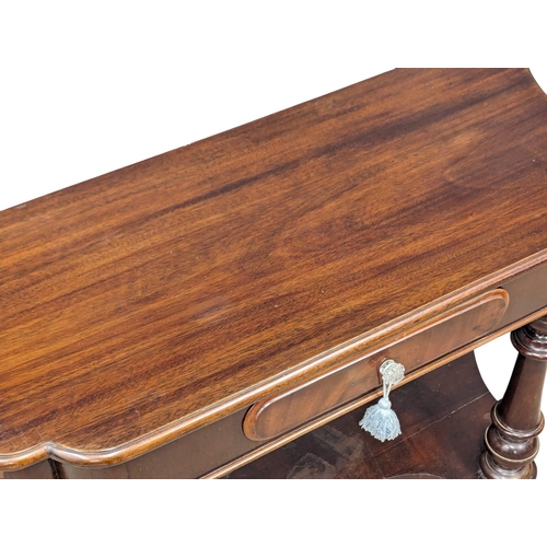 1067 - A Victorian mahogany hall table, circa 1870s. 123cm x 48cm x 78cm