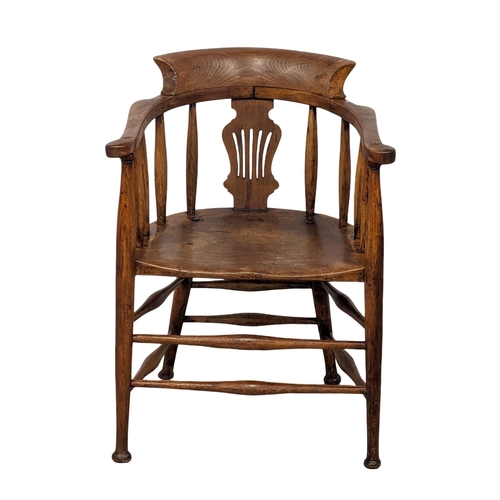 1120 - A Late 19th Century elbow chair / armchair