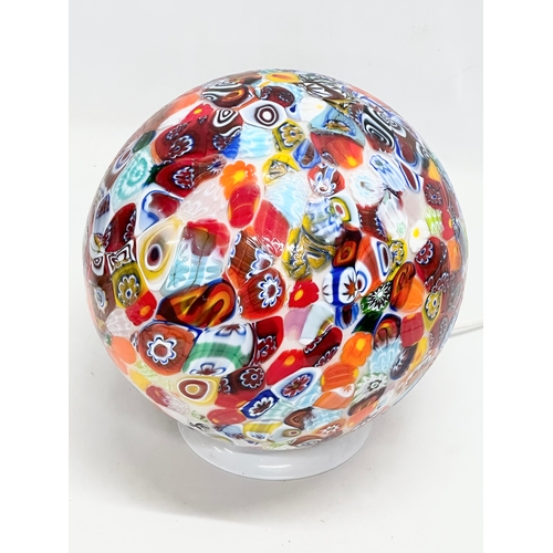 7 - A Venetian Murano Millefiori table lamp. 24x25cm