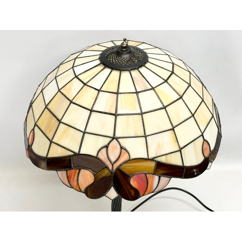 78 - A large Tiffany style table lamp. 41x60cm