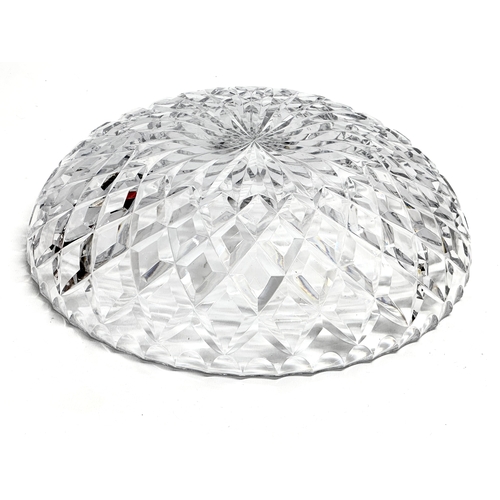 226 - A large Late 19th Century Webb Corbett heavy glass bowl. Circa 1897. 30x8.5cm.