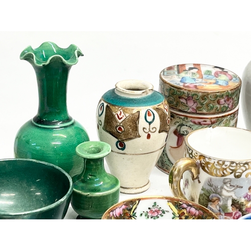 252 - A good collection of 18th-19th and Early 20th Century miniature pottery. Chinese, English, German et... 