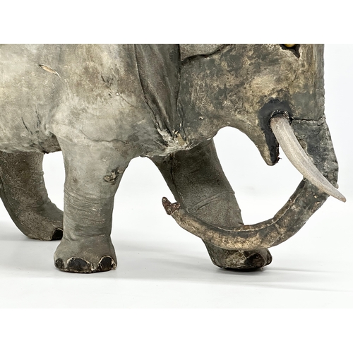 11 - A rare Late 19th Century Roullet & Decamps automaton elephant. 1880’s. With winder. 51x33cm.