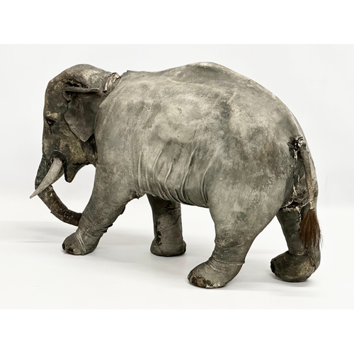 11 - A rare Late 19th Century Roullet & Decamps automaton elephant. 1880’s. With winder. 51x33cm.